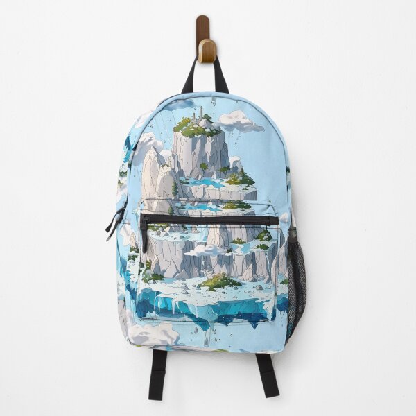 Item preview, A surreal floating mountain pattern designed and sold by CoolPixels.