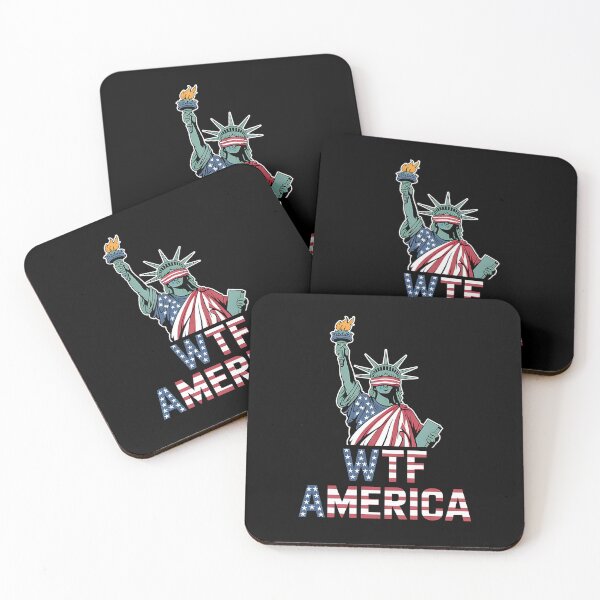 Item preview, WTF America - A perfect gift for anyone bold enough to speak their mind and fed up with the madness of modern America. designed and sold by ZyziowskyArt.