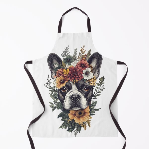 Item preview, Floral French Bulldog Dog designed and sold by bapupa.