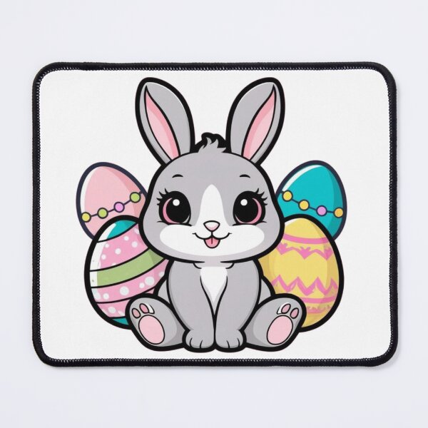 Item preview, Kawaii Easter Bunny designed and sold by PinkiPop Studio.