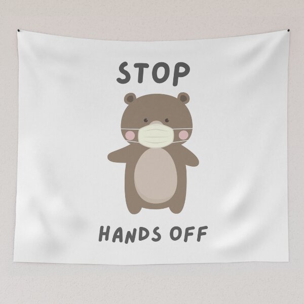 Item preview, Hands Off! Don't touch me germs! designed and sold by AleenaKatie.