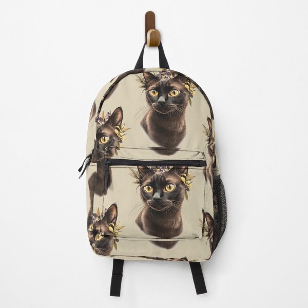 Item preview, Floral Burmese Cat designed and sold by bapupa.