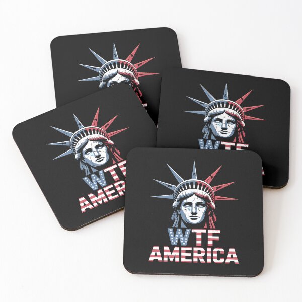 Item preview, WTF America - A perfect gift for anyone bold enough to speak their mind and fed up with the madness of modern America. designed and sold by ZyziowskyArt.
