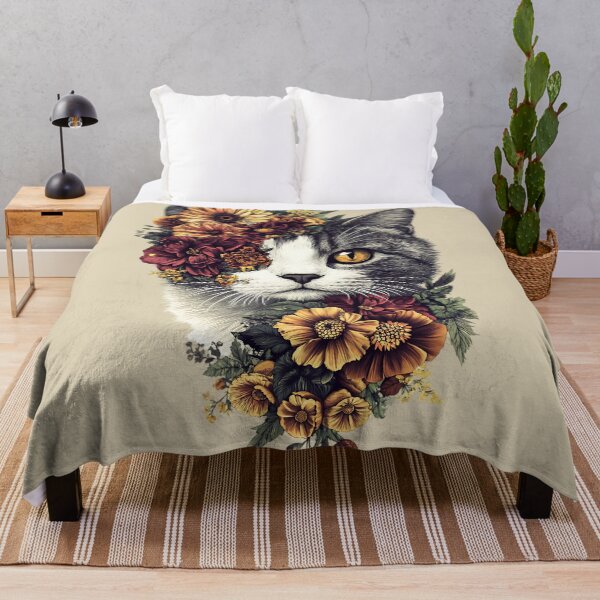 Item preview, Floral Exotic Shorthair Cat designed and sold by bapupa.