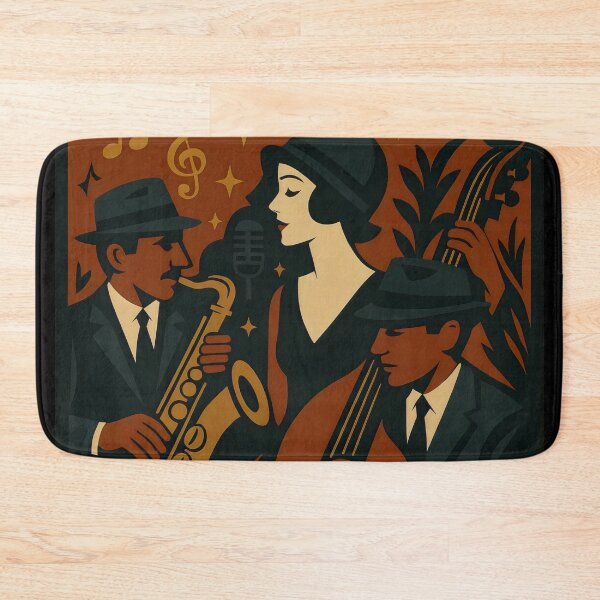 Item preview, Vintage Style Jazz Vector art. Female singer. designed and sold by Shoot-The-Moon.