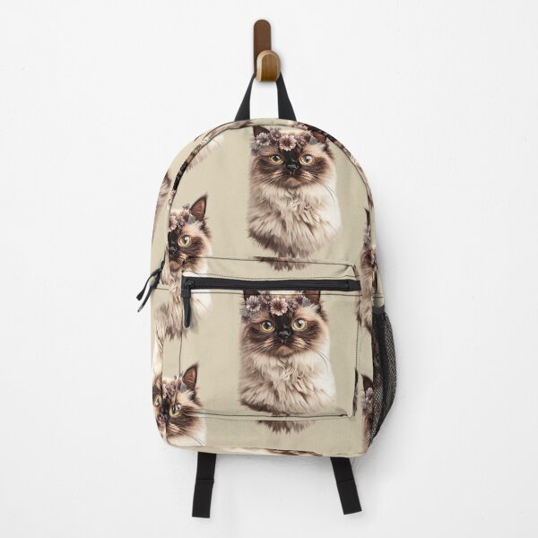 Item preview, Floral Himalayan Cat designed and sold by bapupa.