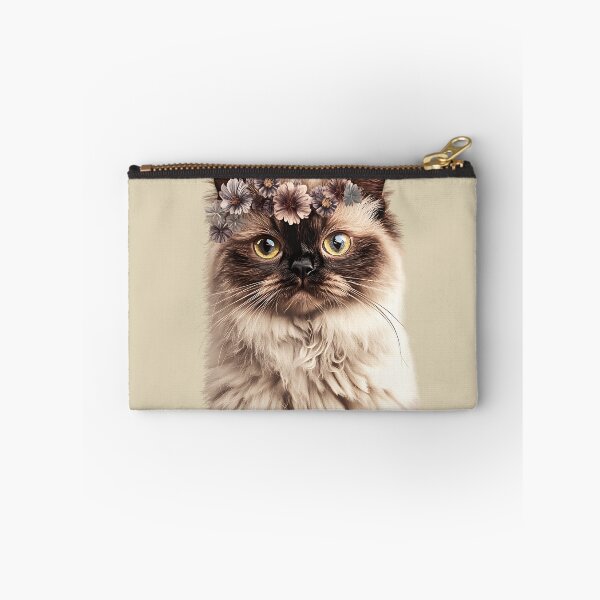 Item preview, Floral Himalayan Cat designed and sold by bapupa.