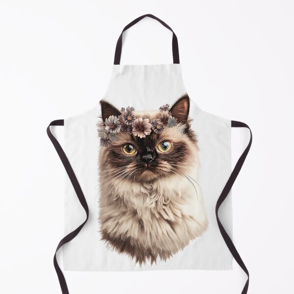Item preview, Floral Himalayan Cat designed and sold by bapupa.