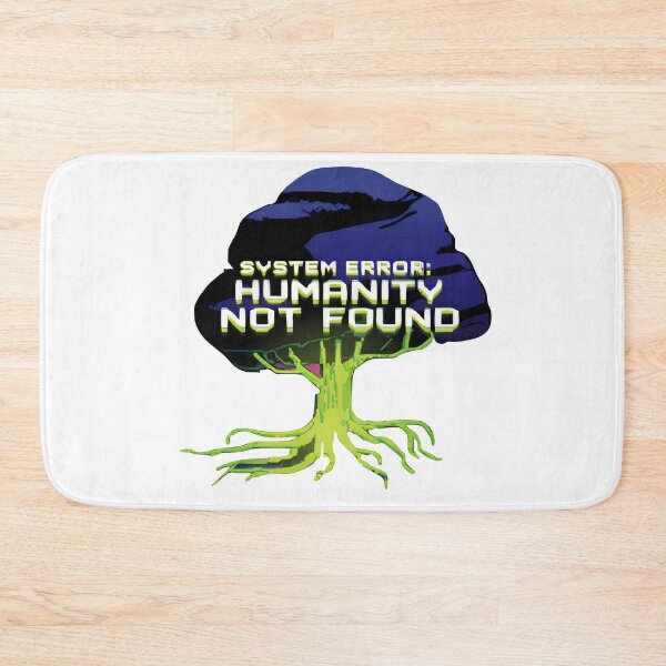 Item preview, System Error: Humanity Not Found" – Futuristic Cyberpunk Glitch Tree Design designed and sold by Shadowsite.