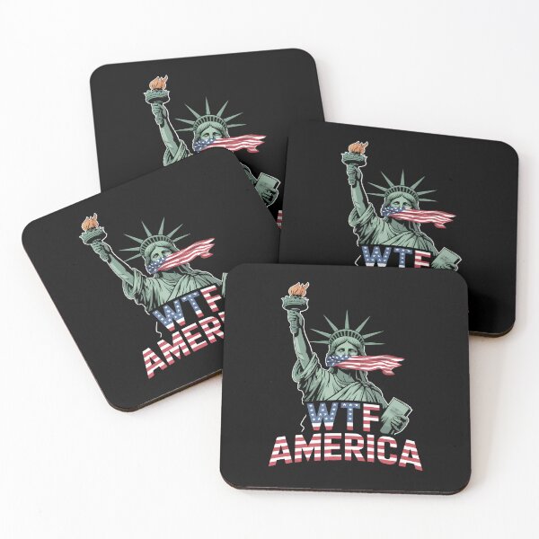 Item preview, WTF America - A perfect gift for anyone bold enough to speak their mind and fed up with the madness of modern America. designed and sold by ZyziowskyArt.