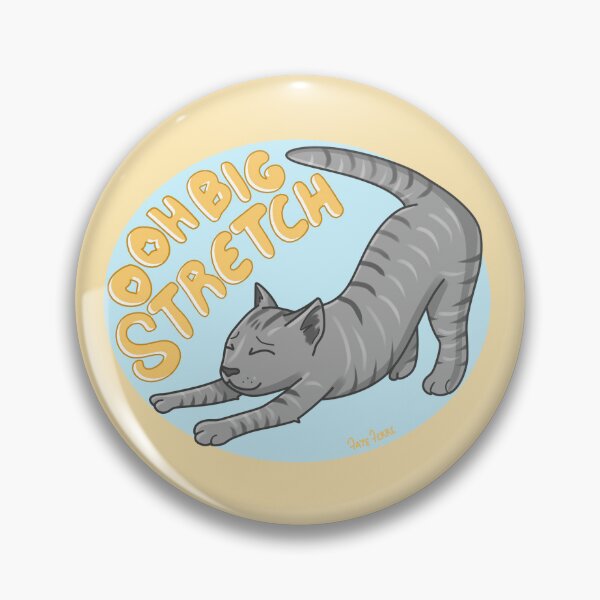 Item preview, Ooh Big Stretch Cat designed and sold by Faye Ferre.