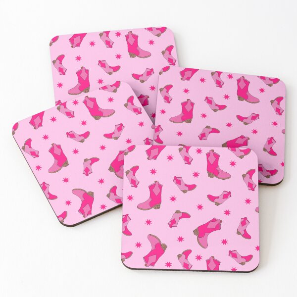 Item preview, Pink Westerncore Cowgirl Boots Pattern designed and sold by HotHibiscus.