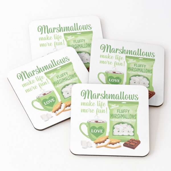 Item preview, Marshmallows make life more fun - LIME designed and sold by StellarFX.