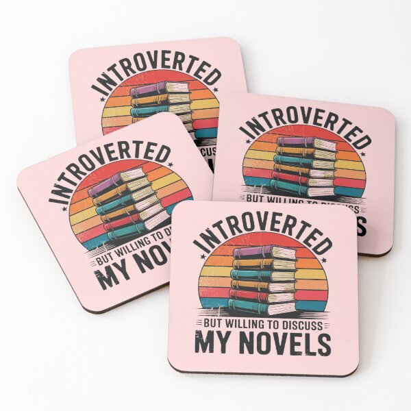 Item preview, Introverted But Willing to Discuss My Novels – Book Lover designed and sold by ZIZZO 22.