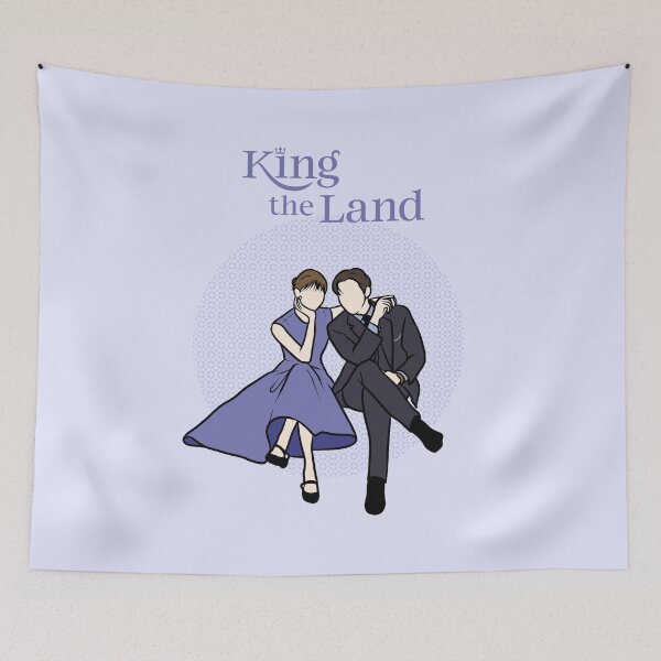Item preview, King the Land Poster, Kdrama Merch, Romantic Couple Fanart designed and sold by bliss7shop.