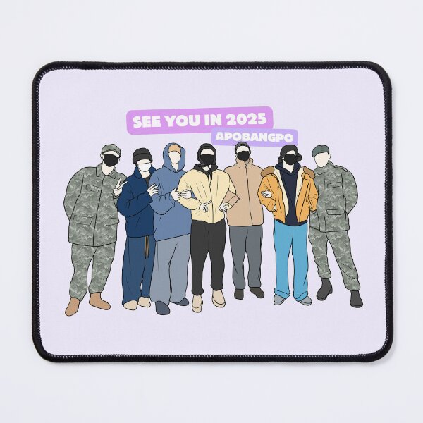 Item preview, BTS 2025 Poster, Kpop Fanart, Military Theme Army Sticker designed and sold by bliss7shop.