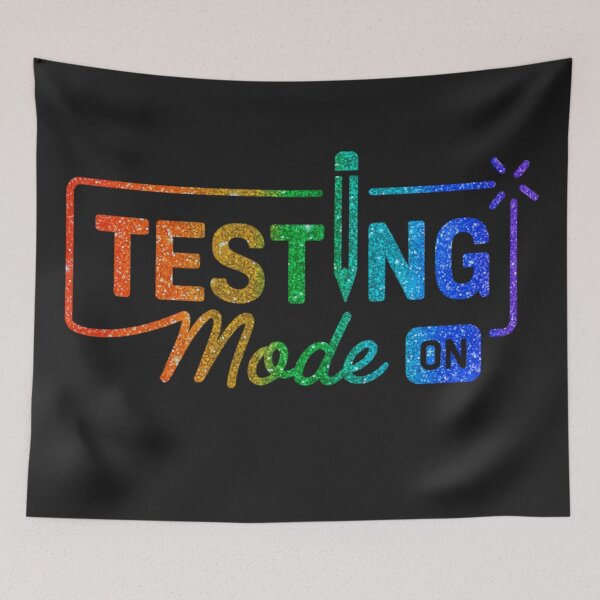 Item preview, Testing Mode On: Colorful Motivation for Exam Day designed and sold by elynne9.