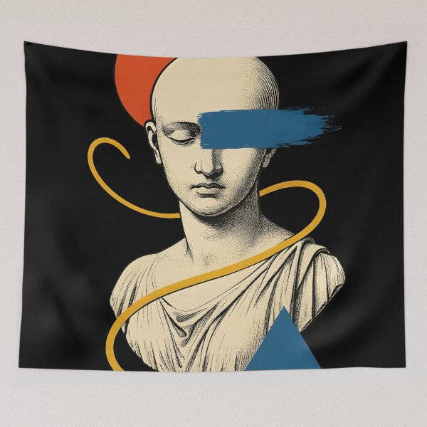 Item preview, 1980's style cool Greek Bust designed and sold by Shoot-The-Moon.