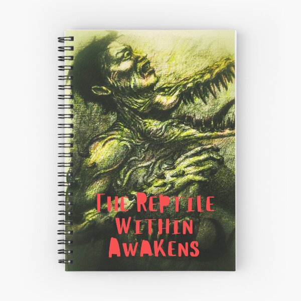 Item preview, The Reptile Within Awakens – Green Primal Surreal Horror Art designed and sold by Anomaly Effect.