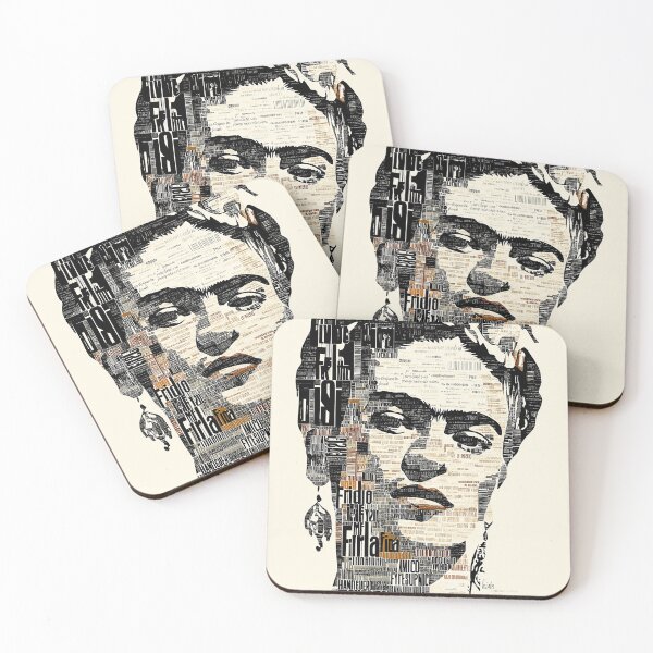 Item preview,  Frida Kahlo Reimagined in Bold Typography designed and sold by djovan.
