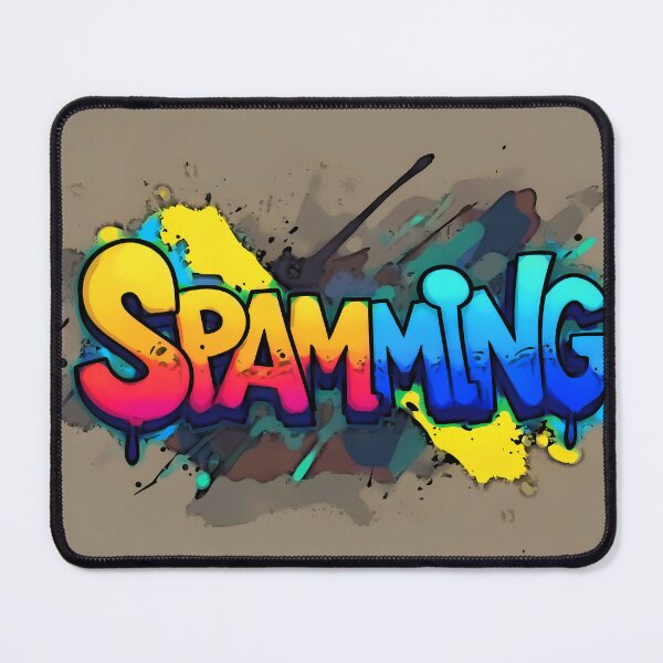 Item preview, Spamming T-shirt Design, High Quality Print, Gag Gift, Fun Gift Shirt, Novelty Tee, Humorous Graphic Tee designed and sold by Life Emotions.