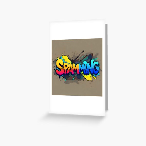 Item preview, Spamming T-shirt Design, High Quality Print, Gag Gift, Fun Gift Shirt, Novelty Tee, Humorous Graphic Tee designed and sold by Life Emotions.