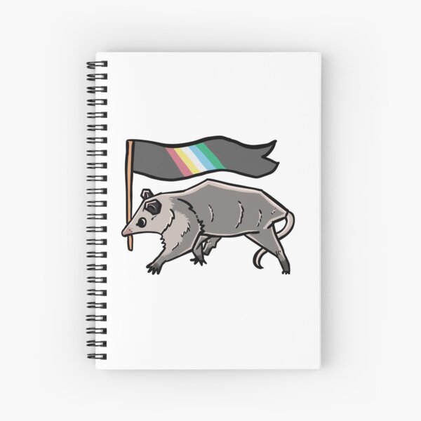 Item preview, disability pride flag possum designed and sold by heyimleo.