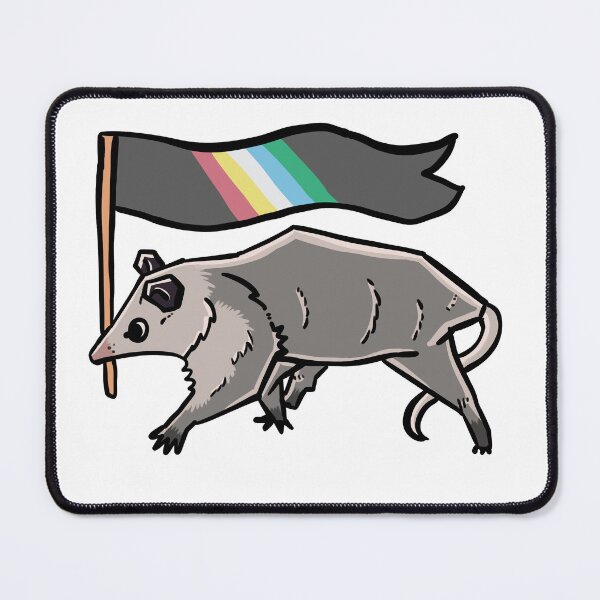 Item preview, disability pride flag possum designed and sold by heyimleo.