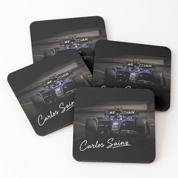 Item preview, Arte de Carlos Sainz F1 Drive 55 - Gráfico de F1 de Williams Racing | Estilo de número y firma designed and sold by Studio F1Grid.