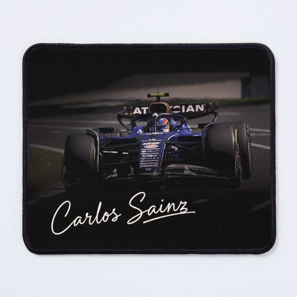 Item preview, Arte de Carlos Sainz F1 Drive 55 - Gráfico de F1 de Williams Racing | Estilo de número y firma designed and sold by Studio F1Grid.
