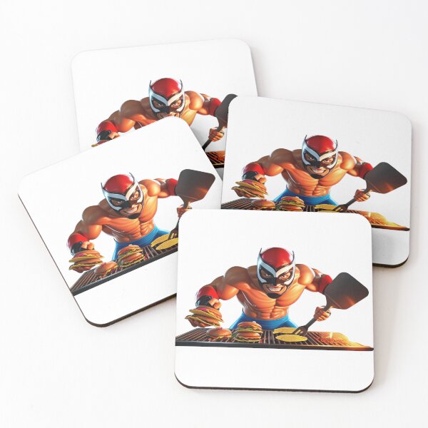 Item preview, Mexican Wrestler Chef – Powerful design for fans of barbecue and humor designed and sold by StormArte.