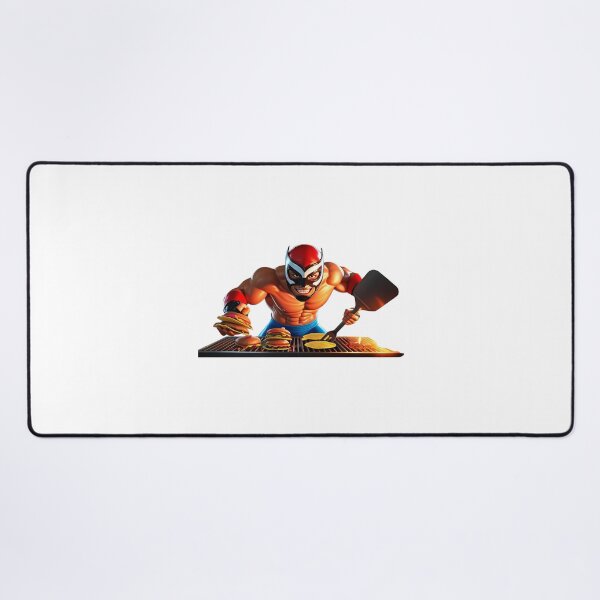 Item preview, Mexican Wrestler Chef – Powerful design for fans of barbecue and humor designed and sold by StormArte.