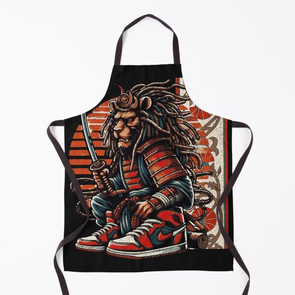 Item preview, Samurái león rasta designed and sold by SavvyEarth.