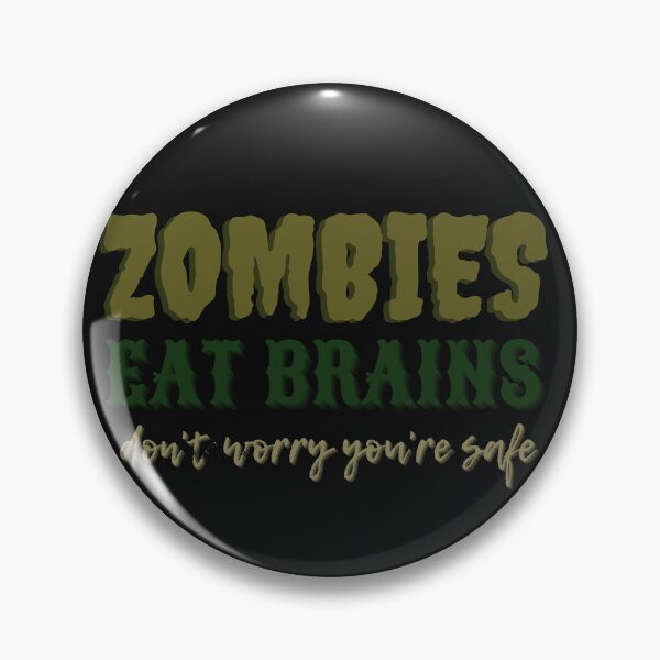 Item preview, Zombie Humor Brainless Safety designed and sold by Zakrytos ★★★★★.