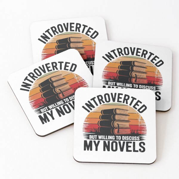 Item preview, Introverted But Willing to Discuss My Novels – Book Lover designed and sold by ZIZZO 22.