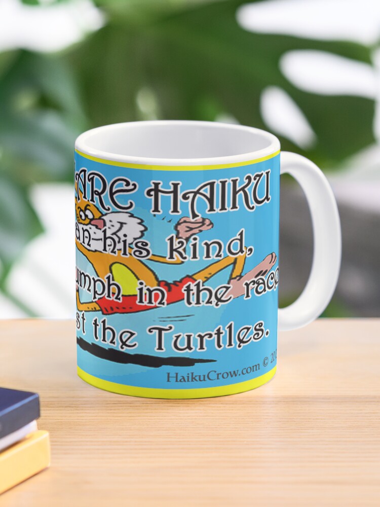Thumbnail 1 of 6, Coffee Mug, Unfair Hare Haiku designed and sold by EyeMagined.
