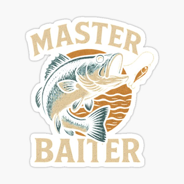 Vista previa del artículo con la obra «Diseño de pesca con cebo maestro», diseñado y vendido por Tivo-clothing.