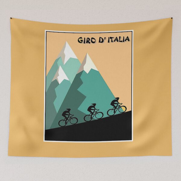 Item preview, GIRO D ITALIA BICYCLE; Racing Through The Mountains Advertising Print designed and sold by posterbobs.