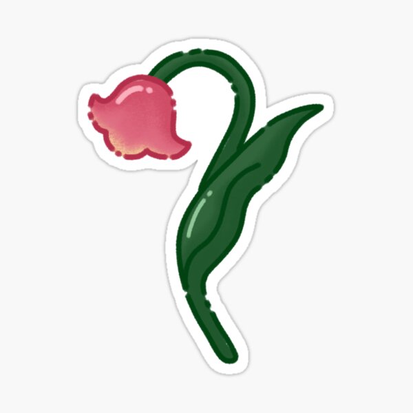 Pink Flower Sticker