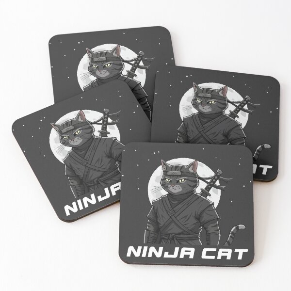 Item preview, Ninja Cat designed and sold by designsoftinaa.