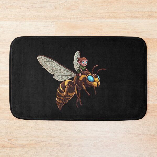 Item preview, Tiny Fairy Rider on a Giant Hornet  designed and sold by PixCthulhu.