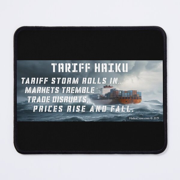 Item preview, Tariff Haiku designed and sold by EyeMagined.