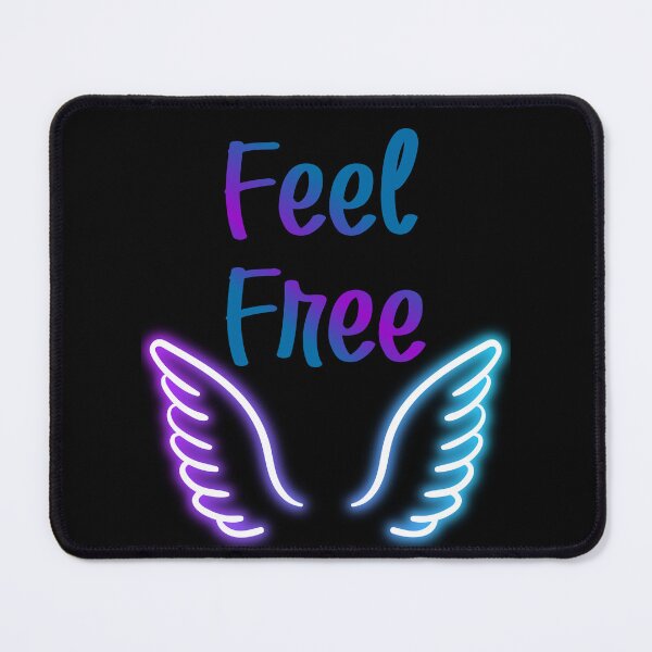 Item preview, Feel Free Neon Wings – Uplifting Glow Design designed and sold by Karim-Karem.