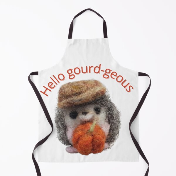 Item preview, Hello gorgeous felted hedgehog holding a pumpkin autumn  designed and sold by RockingFelter.