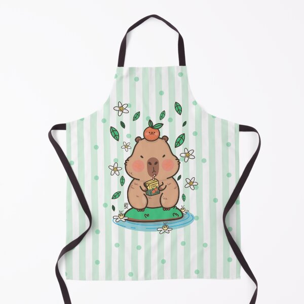 Item preview, A capybara drinking boxed juice designed and sold by danielapink.