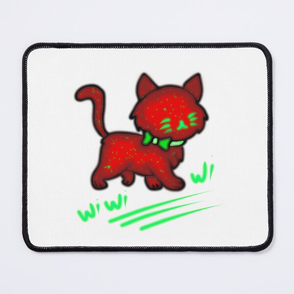 Item preview, Wiwiwi the Neon Cat – Red & Green Glow Edition designed and sold by Ramadane_design1.