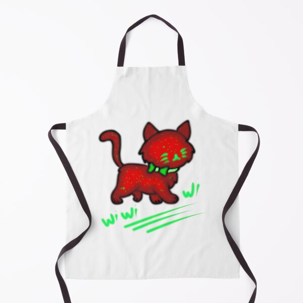 Item preview, Wiwiwi the Neon Cat – Red & Green Glow Edition designed and sold by Ramadane_design1.