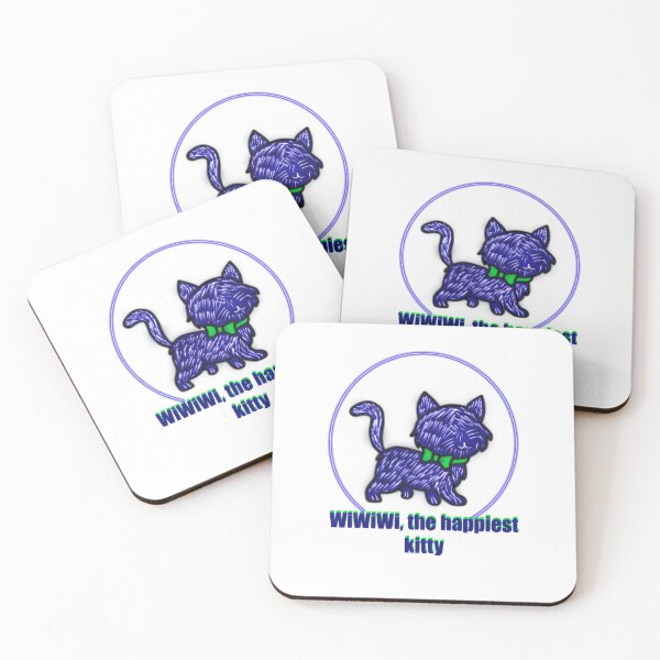 Item preview, WiWiWi, the Happiest Kitty in Neon Style designed and sold by Ramadane_design1.