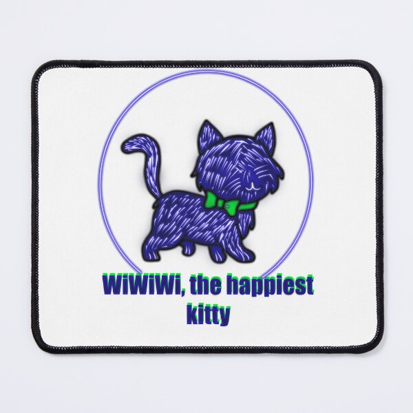Item preview, WiWiWi, the Happiest Kitty in Neon Style designed and sold by Ramadane_design1.