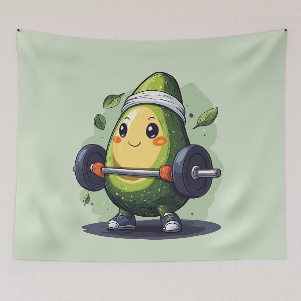 Item preview, Avocado At The Gym designed and sold by dharanna.